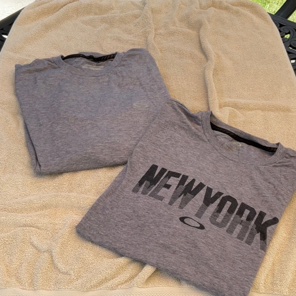 Two Oakley Shirts Size L